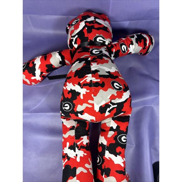 Handmade Comfort Bear 23” Colorful Fabric Patchwork Plush Toy I1 - Picture 4 of 5